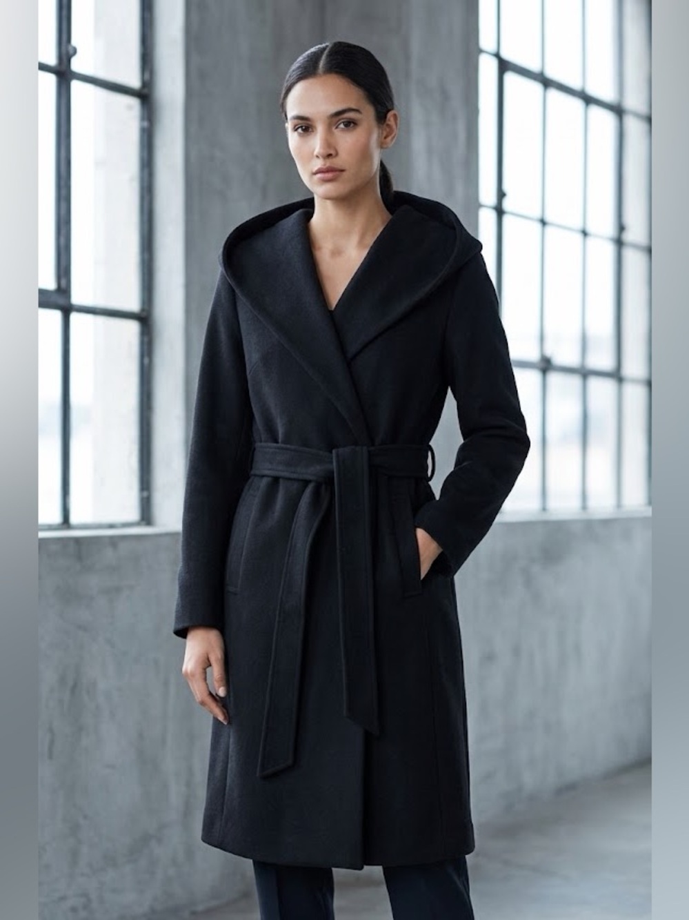Zara Wrap Style Coat EUC Size Small